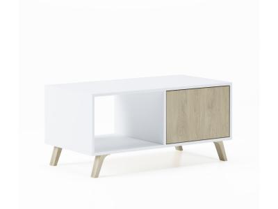 Table basse avec portes Blanche et Puccini