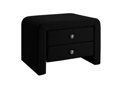 Table Chevet Design Eva - Noir 