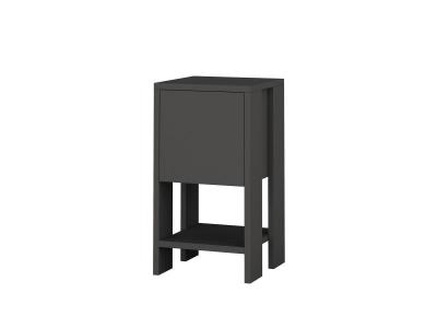 Table de chevet Ema 30 cm - Gris Anthracite, Gris Anthracite