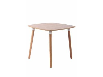 Table de cuisine table d'appoint en bois couleur nature hauteur 75 cm TAB10028