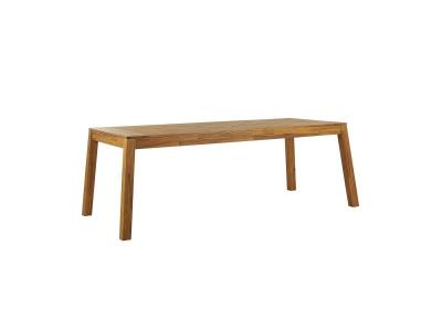 BELIANI Table de repas de jardin en bois au style rustique et traditionnel