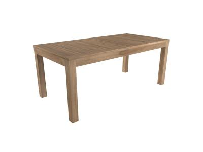 RENDEZ VOUS DECO Table de jardin extensible 180/240cm en teck - Nido - Marron Clair