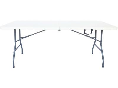 HABITAT ET JARDIN Table de jardin pliante ""foldy"" - 180 x 74 x 74 cm - blanc
