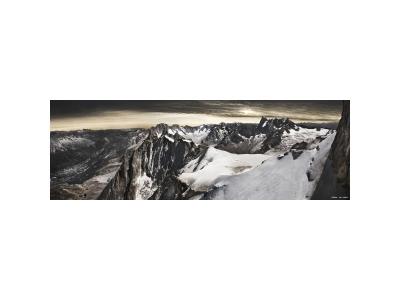 ARTIS Tableau sur toile vall&eacute;e de chamonix 45x135 cm 611182
