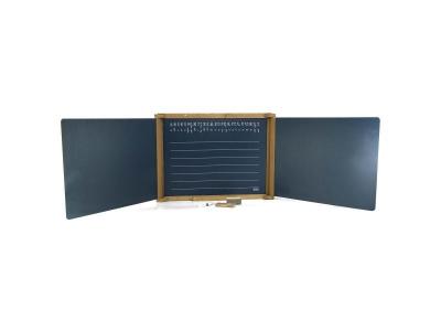 JEUJURA  Tableau Triptyque en Bois - Teint&eacute; Ch&ecirc;ne 59 x 46 cms