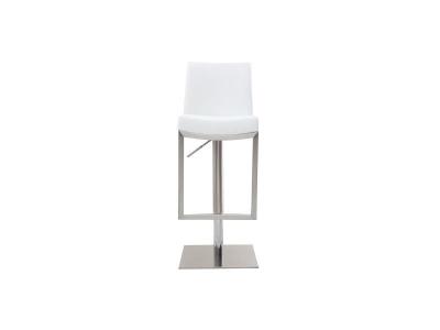 Miliboo Tabouret de bar design blanc KYLE