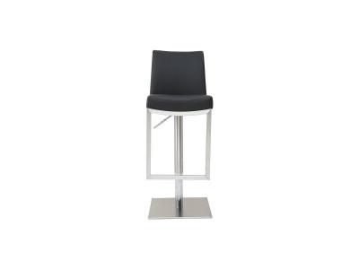 Miliboo Tabouret de bar design noir KYLE