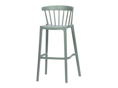 Tabouret de bar Bliss vert (gris) int&eacute;rieur/ext&eacute;rieur - Woood