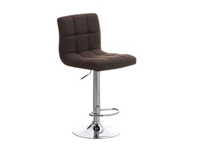 CLP Tabouret de bar Peru rev&ecirc;tement tissu , Marron