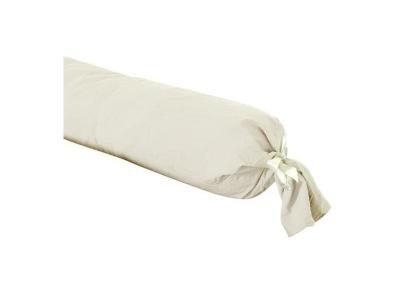 VENT DU SUD Taie de traversin Palace pur coton teint lav&eacute;, 63 fils/cm&sup2;  Palace Lin - 43 x 195 cm