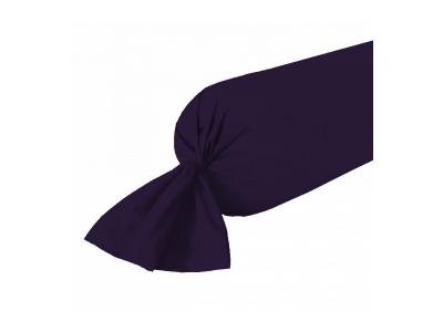UNIVERS DECOR Taie de traversin Prune 45 x 185 cm / 100% Coton / 57 fils/cm&sup2; 