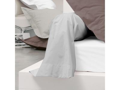 LINNEA  Taie de traversin uni 230X43 cm 100% Coton Alto Calcium