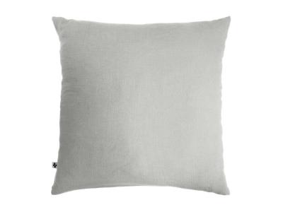 GENERIQUE Taie d'oreiller double gaze de coton gris 60x60 cm 