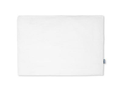 SEVIRA KIDS Taie d'oreiller b&eacute;b&eacute; enfant en gaze de coton blanc 60x40 cm