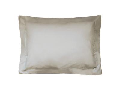 LINNEA Taie d'oreiller uni 100% coton ALTO 40x60 cm - Marron Chamois