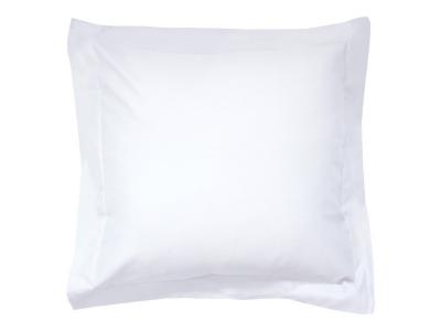 LINNEA  Taie d'oreiller uni 65x65 cm 100% Coton Alto Blanc