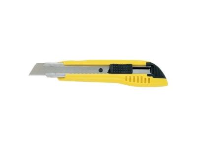 CENTRALE BRICO Tajima LC500YB Cutter 18 mm avec blocage par bouton-poussoir, Jaune