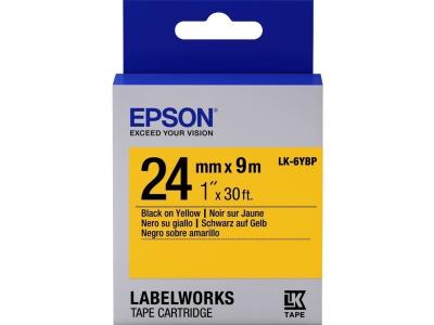 EPSON Cintas pour imprimantes d'&eacute;tiquettes  LK-6YBP pastel 24 mm x 9 m