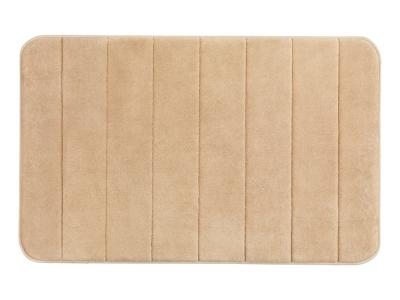 WENKO Tapis de bain Memory Foam 50x80 Stripes sable