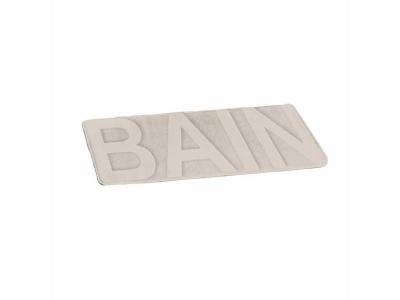 DOUCEUR D INTERIEUR Douceur D'int&eacute;rieur, Tapis De Bain (45 x 75 cm) Bain Taupe, Microfibre Relief