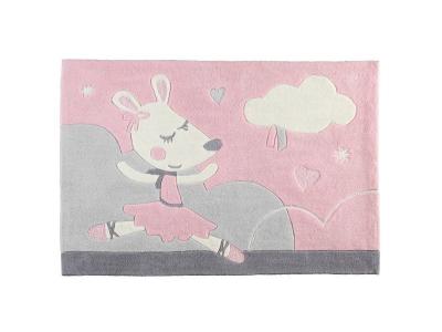 Tapis de chambre enfant tuft&eacute; &agrave; la main lilibelle sauthon
