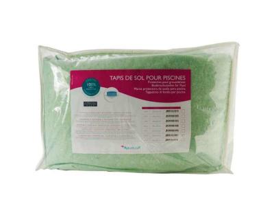 AQUALUX Tapis de sol pour piscine - Feutrine - 110g/m&sup2; - 550x570cm