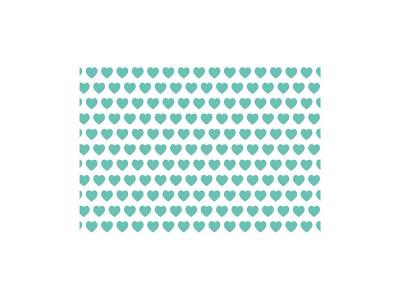 GENERIQUE Tapis de souris petits coeurs verts by Cbkreation