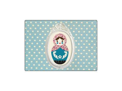 GENERIQUE Tapis de souris Poup&eacute;e russe &eacute;toil&eacute;e by Cbkreation