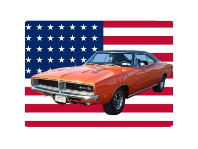 GENERIQUE Tapis de souris vieilles am&eacute;ricaines 2 - 27 x 19 cm