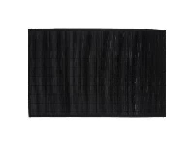 5FIVE SIMPLY SMART Five - Tapis de Bain Lattes en Bambou Noir 120 x 170 cm
