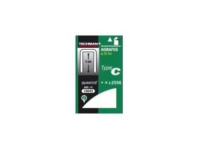 TECHMAN Agrafe outif n 21 8mm bte 5000pc53/08