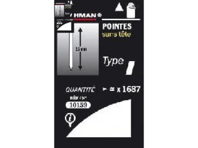 CENTRALE BRICO Techman - Pointes 19 mm - type I