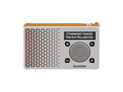 TECHNISAT Radio portable  DigitRadio 1 Argent&eacute;/orange