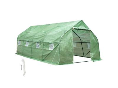 TECTAKE  Serre tunnel 18 m&sup2; 600x300x205cm