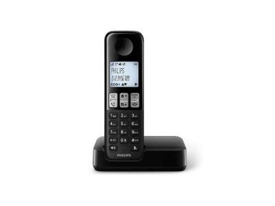 PHILIPS  D2501b Wireless Landline Phone Argent&eacute;