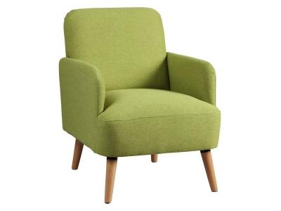 ALTOBUY TEODORE - Fauteuil Rembourr&eacute; Tissu Vert -  
