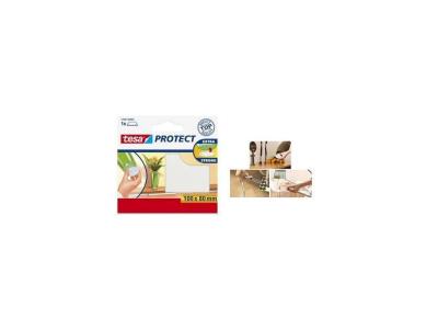 TESA   protect patin en feutrine, 100 x 80 mm, marron noir