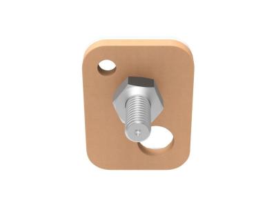 TESA   vis adh&eacute;sive pour brique, rectangulaire, 2,5 kg noir