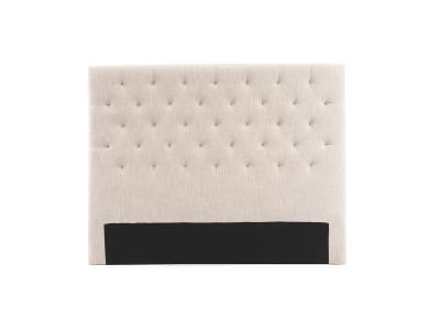 MILIBOO T&ecirc;te de lit capitonn&eacute;e en tissu naturel L160 cm enguerrand - Naturel