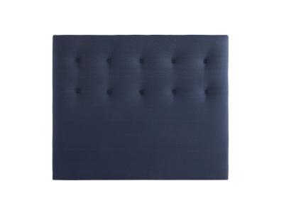 SOMEO T&ecirc;te de lit d&eacute;co capitonn&eacute;e bleu marine R&ecirc;ve  160 - Bleu marine