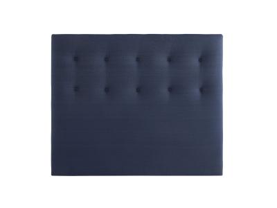 SOMEO T&ecirc;te de lit d&eacute;co capitonn&eacute;e bleu marine r&ecirc;ve -  140