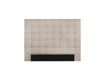 TERRE DE NUIT T&ecirc;te de lit d&eacute;co matelass&eacute;e beige 160 cm
