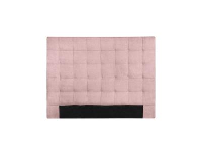 TERRE DE NUIT T&ecirc;te de lit d&eacute;co matelass&eacute;e vieux rose 140 - Vieux rose -  