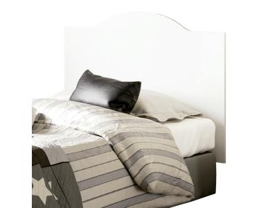 PEGANE Tete de lit enfant coloris blanc - Hauteur 80 x Longueur 100 x Profondeur 1.6 cm -- 