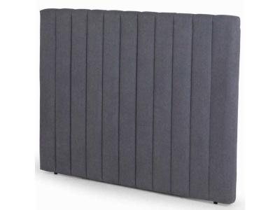 BUDWING  T&ecirc;te de Lit Capitonn&eacute;e 120x140 cm FLORANCE Antracite   Epaisseur 8 cm