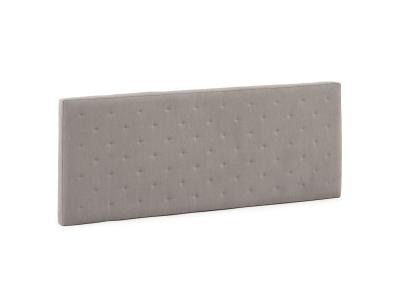 MARCKONFORT T&ecirc;te de lit 140x60 cm couleur gris, 8 cm d'&eacute;paisseur