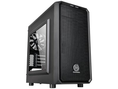  Thermaltake Versa H15 - Tour - micro ATX - pas d'alimentation (PS/2) - noir - USB/Audio 