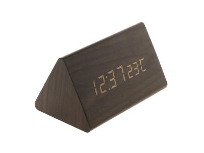 OTIO Thermom&egrave;tre prisme finition effet ch&ecirc;ne