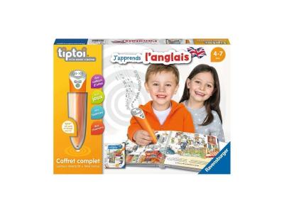 RAVENSBURGER Tiptoi&reg; - Coffret Complet Lecteur Interactif + Livre J'apprends L'anglais
