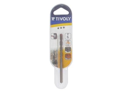 TIVOLY  1 Foret b&eacute;tons PRO-&Oslash;7mm - Plaquette Carbure - Queue Cylindrique